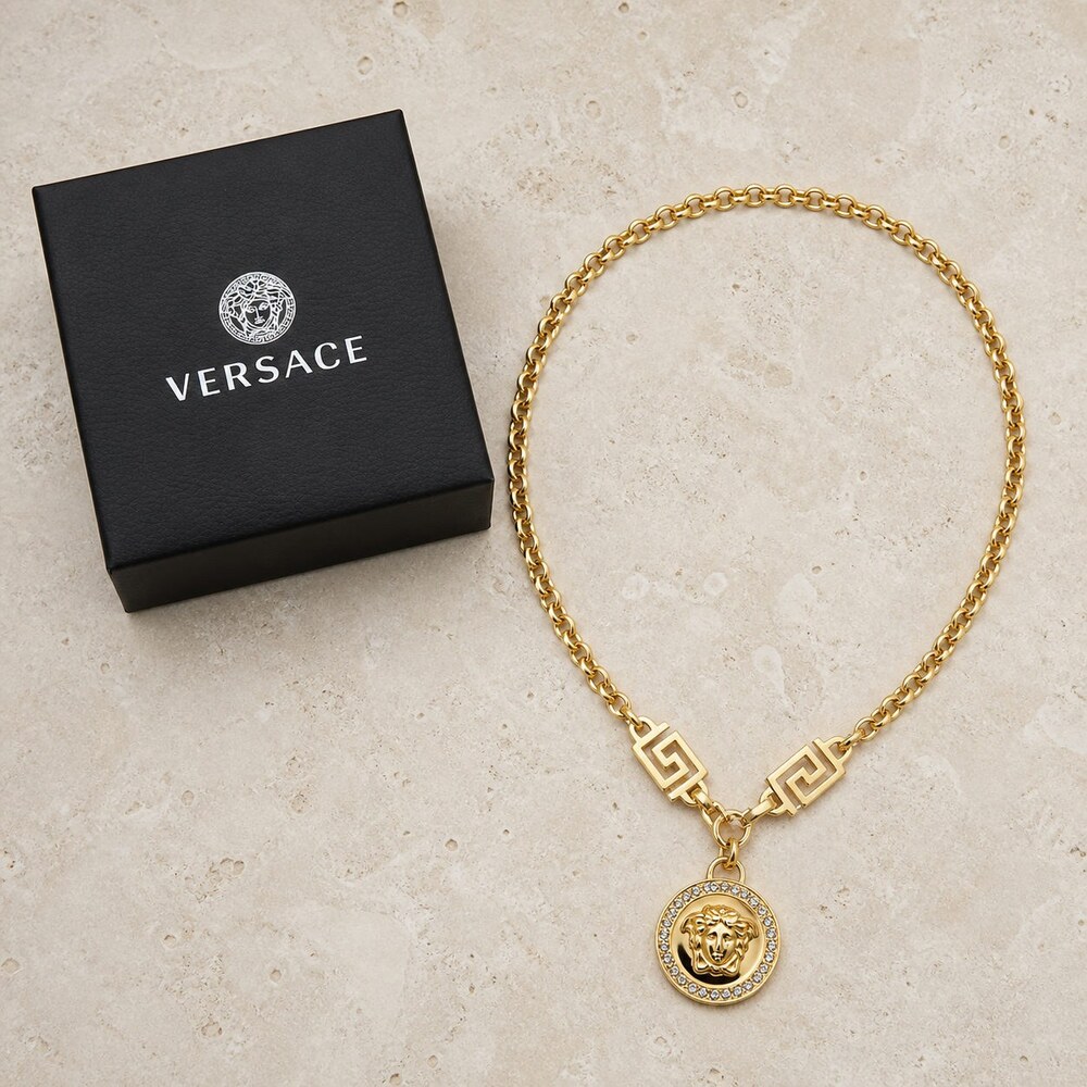 Versace Bold Statement Necklace Style 5 | New with Box - Picture 7 of 9